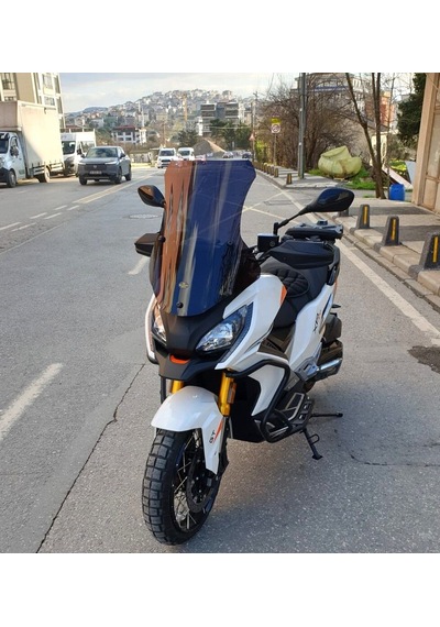 Motocam Peugeot Xp 400 Ön Cam 2023-2026 Model 61cm Siyah Renkli 4mm Orta Boylu
