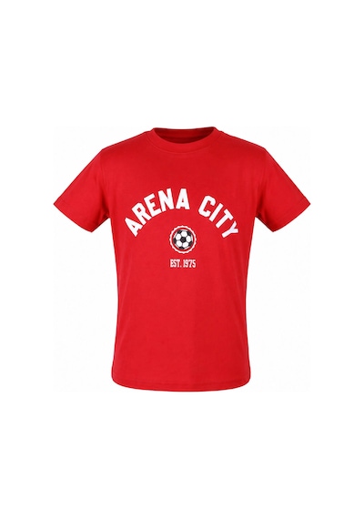 Trender Arena City Baskı Kırmızı Erkek Çocuk T-shirt 8036