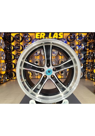 4 Adet Konig-s933 8 18 5 112 Et40 Black Mack Jant Revize Edilmiş Takım