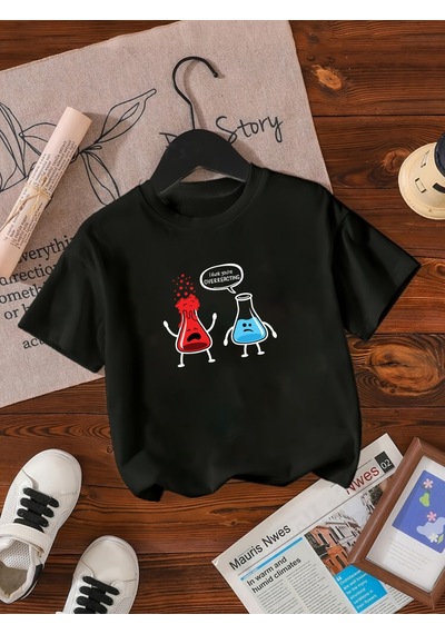 Uyguntarz Fazla Tepki Verdiğinizi Düşünüyorum Baskılı Tasarım Tshirt Siyah