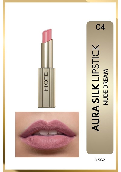 Aura Silk Lipstick 04 Nude Dream Kremsi Yarı Parlak Ruj - Nude Diğer