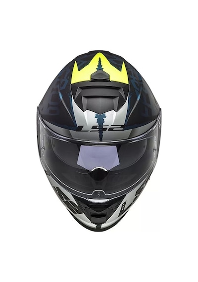 Ls2 Storm Sprınter Kask Mat Siyah Gri Cobalt