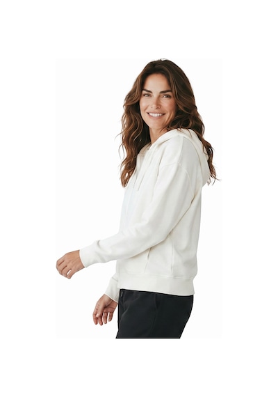 Sportive Cleo Kadın Beyaz Günlük Stil Eşofman Üstü 26yk0019-kbyz