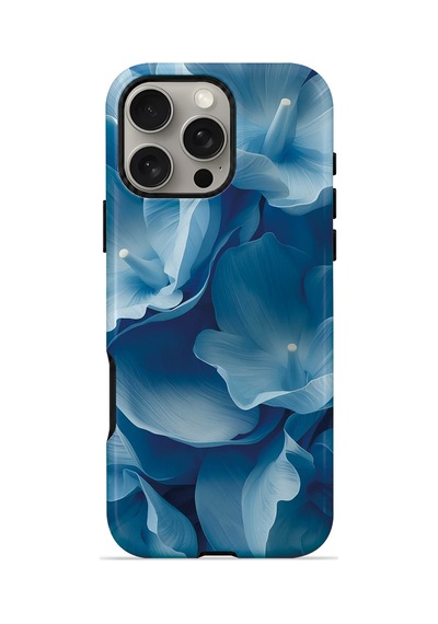Velvoria Valestra Mavi Ortanca Apple Apple iPhone Uyumlu 16 Pro Max Magsafe Koruma Kılıfı Valestra Magline - Mavi Ortanca