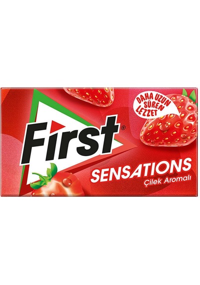 First Sensations Çilek Karamel Aromalı Sakız 27 G