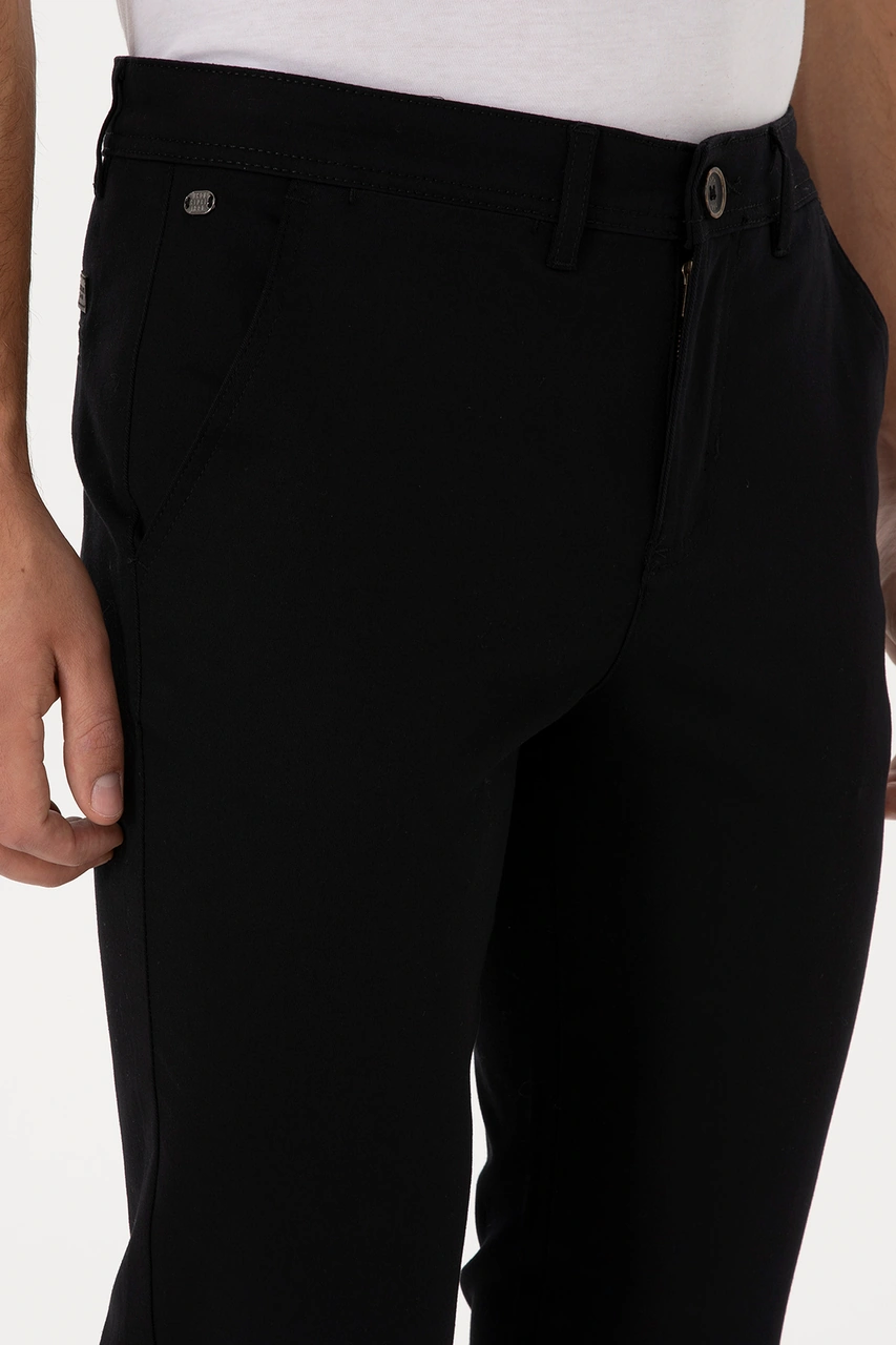 U.S. Polo Assn. Erkek Siyah Slim Fit Kanvas / Chino Pantolon 50308762-VR046 U.S. Polo Assn. Erkek Siyah Slim Fit Kanvas / Chino Pantolon 50308762-VR046
