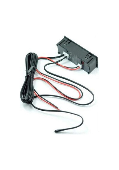 Dijital Termometre Voltmetre Ve Saat Komponent Led 22mm Mavi