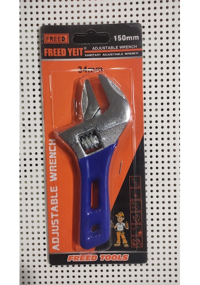 İngiliz Anahtarı Kurbağacık Ağız Kısmı :34 Mm Uzunluk :150 Mm Uzunluk Sağlam Tip