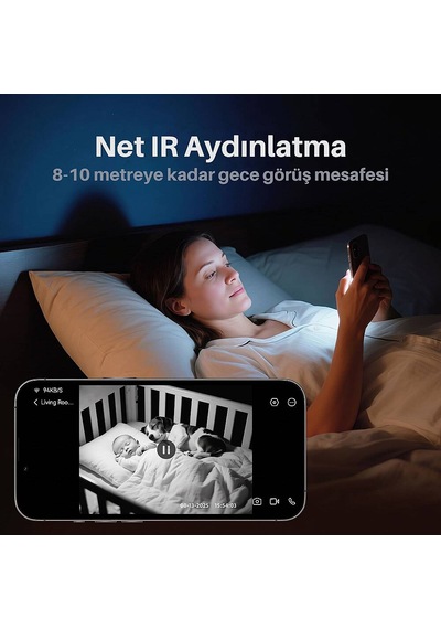 Neutron Ntl-pt-16-3mp İç Mekan Kamerası, Evcil Hayvan Ve Güvenlik Kamerası