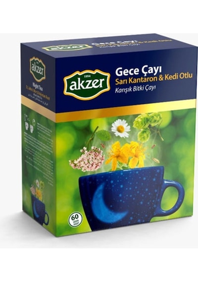 Gece Çayı Kedi Otlu Kantaronlu 60 Lı