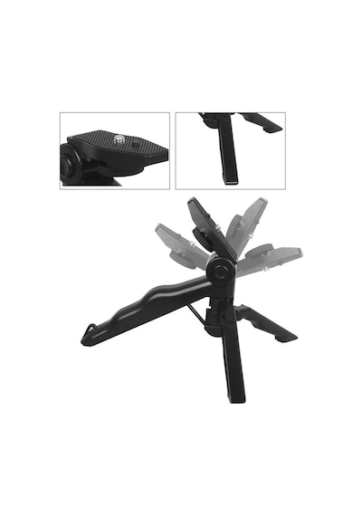 Profesyonel Vlogging Seti Video Kiti Tripod Mikrofon Led Işık Tel