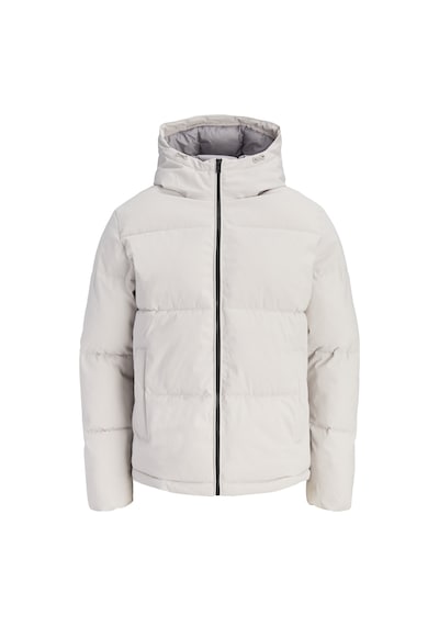 Jack & Jones Erkek Ayarlanabilir Bagcikli Kapüsonlu Puffer Ceket - Galaxy - 12303930 Moonbeam