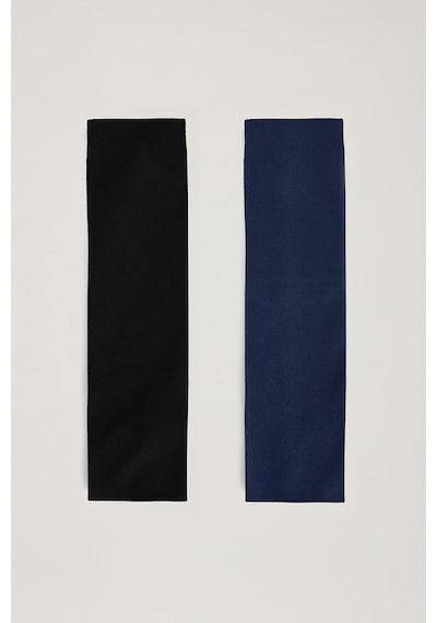 Los Ojos X Ece 2 Li Spor Saç Bandı 7,5 Cm Sports Headband Siyah - lacivert