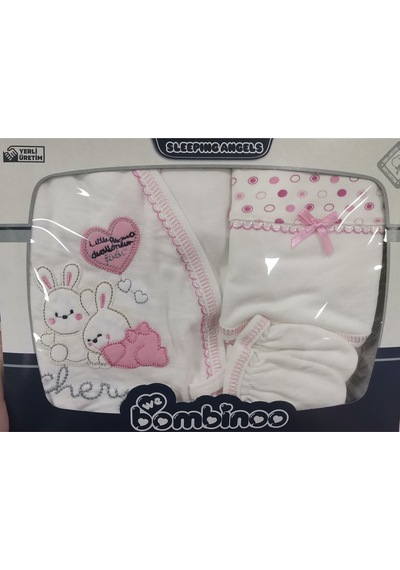 Bambinoo Pembe 5li Hastane Çıkışı Pamuklu Pembe