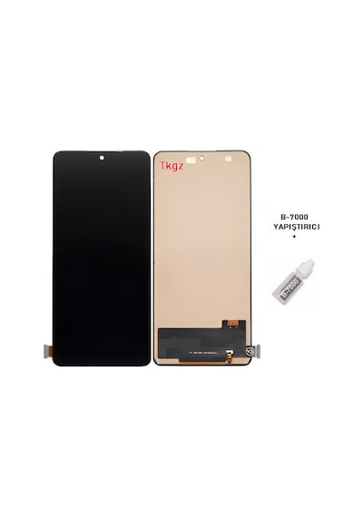 Tkgz - Xiaomi Redmi Note 10 Pro -4g- Uyumlu Lcd Ekran Dokunmatik + B-7000