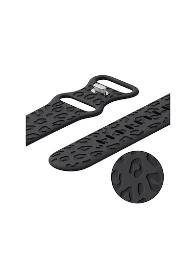 Apple İle Uyumlu Watch 11 10 42-46mm / 9 8 7 6 5 4 3 2 1 Se Ultra Uyumlu 49-45-44-42-38-40-41mm Leopar Desenli 2'li Silikon Kordon Seti Çok Renkli