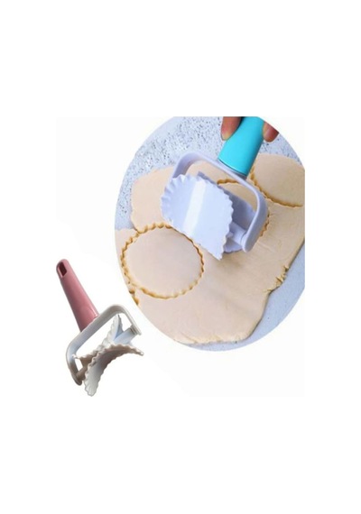 Beyaz Tırtıklı Daire Kesici Plastik Çok Renkli 35 X 50 Diğer