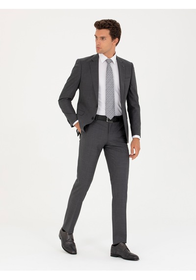 Cacharel Füme Slim Fit Kumaş Pantolon Gri