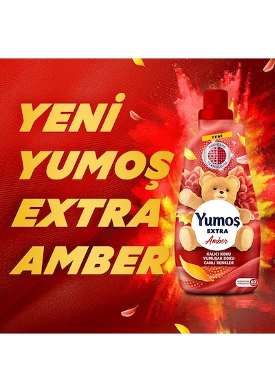 Yumoş Extra Konsantre Çamaşır Yumuşatıcısı Amber 2 x 1440 ML
