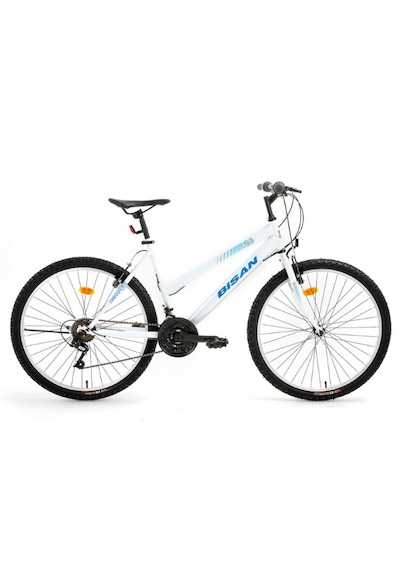 Bisan Discover 42 Cm V 26 Jant 21 Vites Metalik Beyaz Mavi Beyaz - Mavi