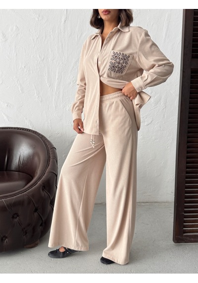 Verymoda Fitilikadife Pantolon F1996 Taş