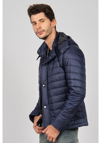 Daynax Erkek Kapüşonlu Mont 4927100 Indigo-Indigo İndigo
