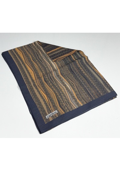 Cardion Pamuk İpek Şal - 70 X 180 - 06303 Lacivert - Sarı