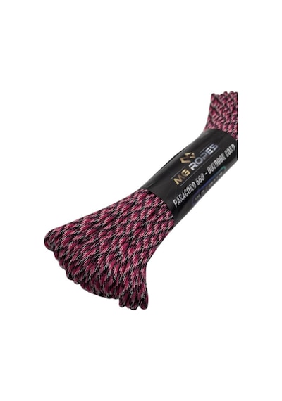 Mg Ropes Polyester Paracord İp 660 Lb 4 Mm Fuşya Desenli 30 Metre