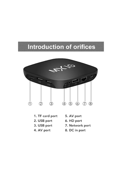 Akıllı Tv Kutusu Mx Boxs Android 7.1 Tv Kutusu 2.4g Wifi Allwinner 4g Ram 4k Tv Box Siyah - 586872582