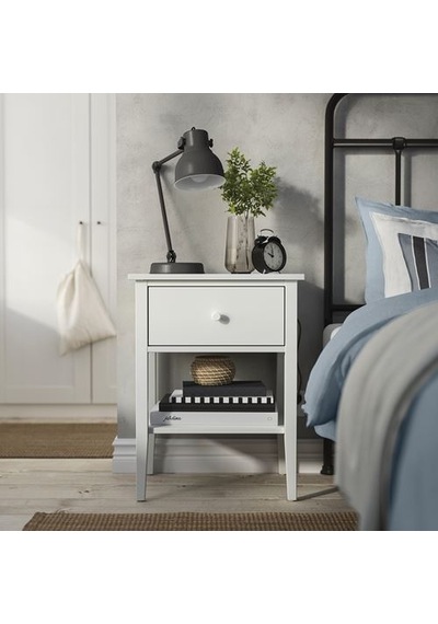 Ikea Gullaberg Komodin, Beyaz, 53x43x69 Cm