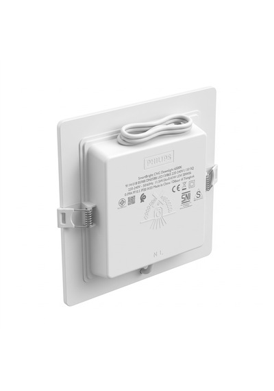 Philips 11.5w 1250 Lumen 6500k Beyaz Işık Kare Spot Kesim Yeri 125x125 Mm
