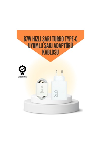 67w Hızlı Şarj Cihazı Yüksek Isı Dayanımlı Type-c Set 09825920