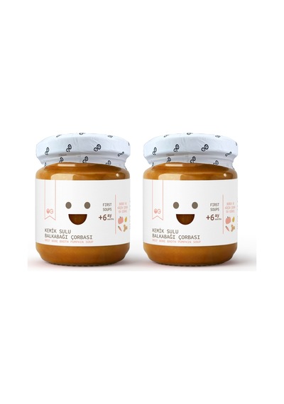 2'li Kemik Sulu Balkabağı Çorbası 200g +6 Ay