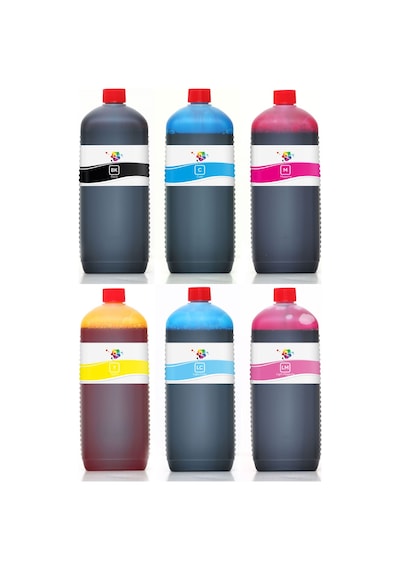 QC HP 363 C8721EE C8771EE C8772EE C8773EE C8774EE C8775EE Kartuş Mürekkep Seti 1000ml 6 Renk