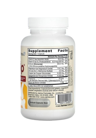 Jarrow Formulas, Boneup 3 Per-day, 1,000 Mg, 90 Capsules