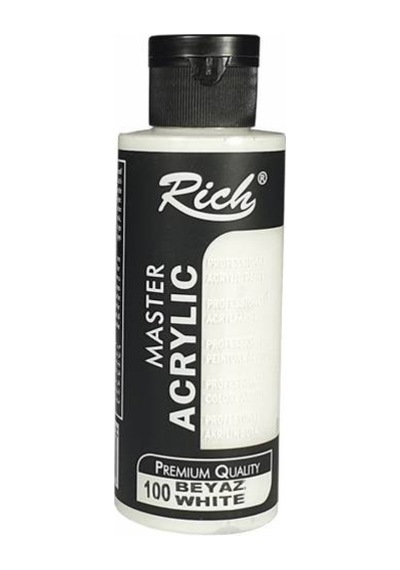 RİCH AKRİLİK BOYA 120 CC BEYAZ