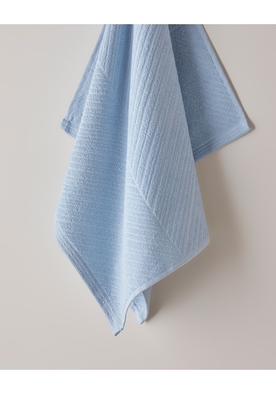 English Home Twill Pamuk Yüz Havlusu 50x70 Cm Açık Mavi Açık Mavi