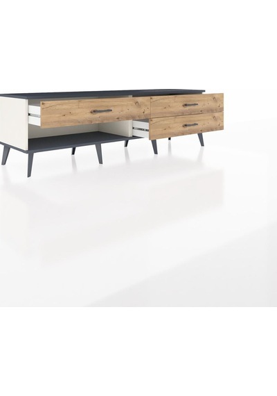 Hyperion Tv Ünitesi 3 Çekmeceli 176x44x51 Aytaşı-antrasit/çam Antrasıt/atlas Çam Hyperion Tv Ünitesi 3 Çekmeceli 176x44x51 Aytaşı-antrasit/çam Antrasıt/atlas Çam