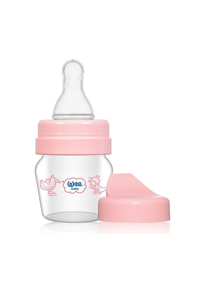 792 Wee Baby Mini Cam Alıştırma Bardağı Seti Pembe 30ml 4 Adet Çok Renkli