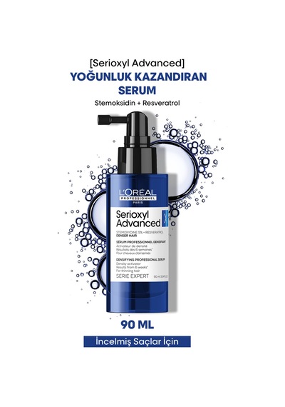 Serie Expert Serioxyl Density İncelmiş Saç Telleri İçin Yoğunluk Kazandıran Serum 90ml