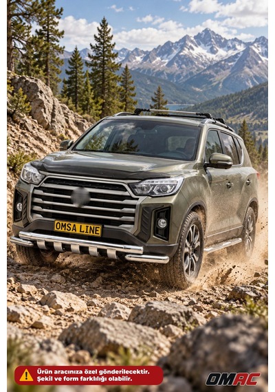 Toyota Hilux Shark 2015-2026 Uyumlu Araca Özel Ön Koruma 76mm Krom