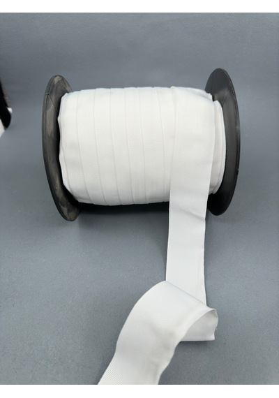 4 Cm Polyester Grogren Şerit-5 Metre-ekru