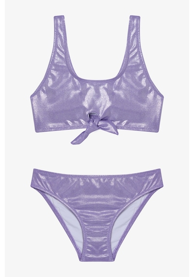 Penti Lila Kız Çocuk Shiny Halter Yaka Bikini Takımı