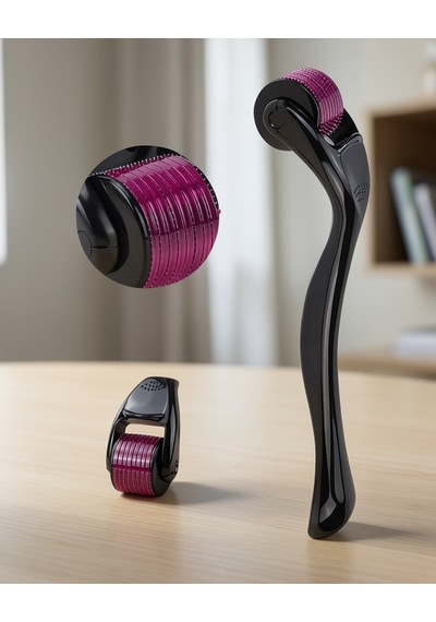 Derma Roller 540 İğneli 1 Mm Titanyum Uçlu Gözenek Akne İzleri İçin