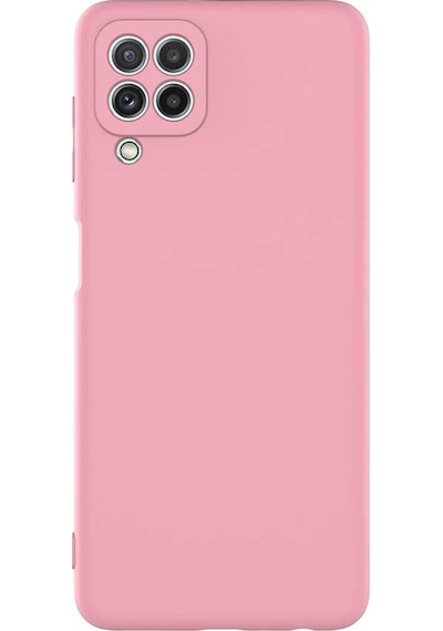 Noktaks Samsung Uyumlu Galaxy A22 4g Kılıf İçi Kadife Koruyucu Mara Lansman Kapak Pembe Açık