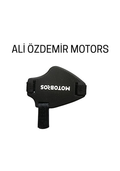 Ali Özdemir Motors Motosiklet Ayakkabı Koruma Pedi Siyah Ayarlanabilir Boyut