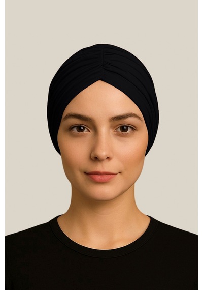 Alaturka Pratik Hazır Geçmeli Bone Siyah