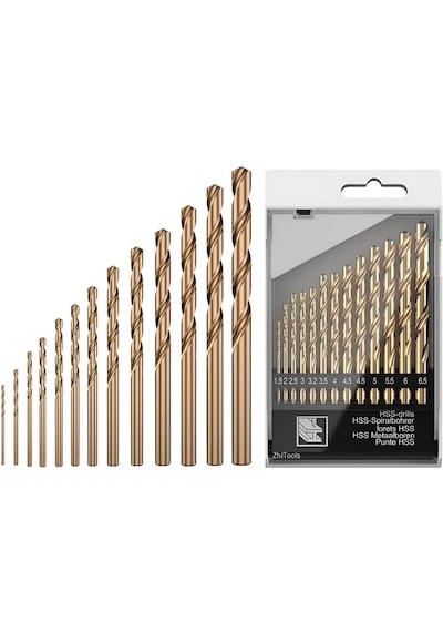 Zhltools Beton Matkap Ucu Seti- Çelik Beton Metal Ahşap Matkap 13 Lü Set