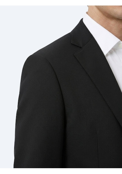 Kip Siyah Mikro Regular Fit Yün Karışımlı Takım Elbise Kip Siyah Mikro Regular Fit Yün Karışımlı Takım Elbise