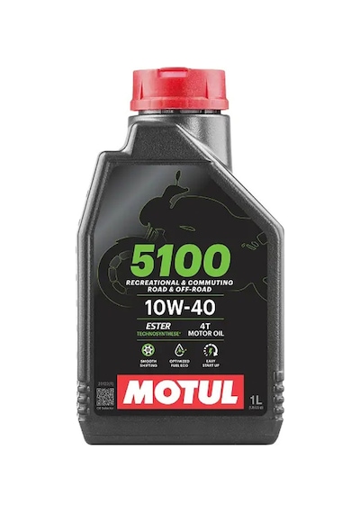 Motul 5100 4t 10w-40 Technosynthese Yarı Sentetik Motor Yağı - 1 Lt Üretim Yılı: 2025